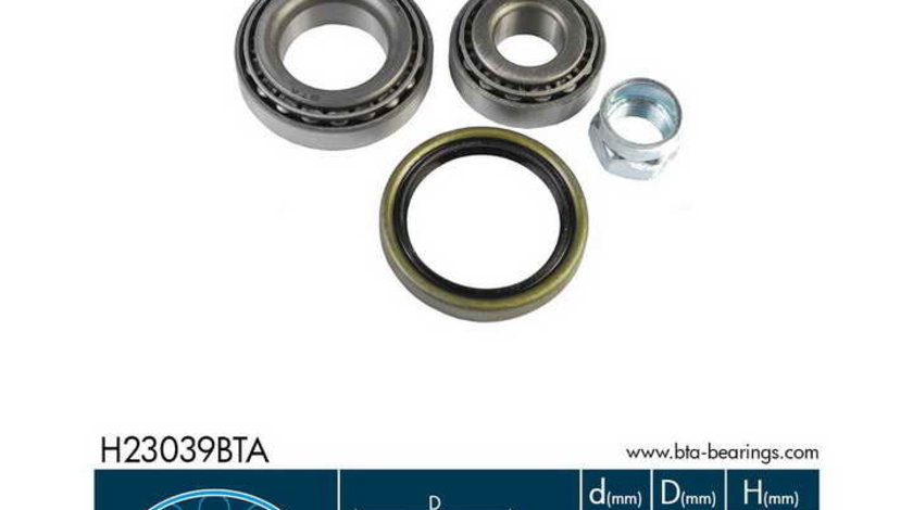 set rulment roata roata KIA PRIDE (DA) BTA H23039BTA