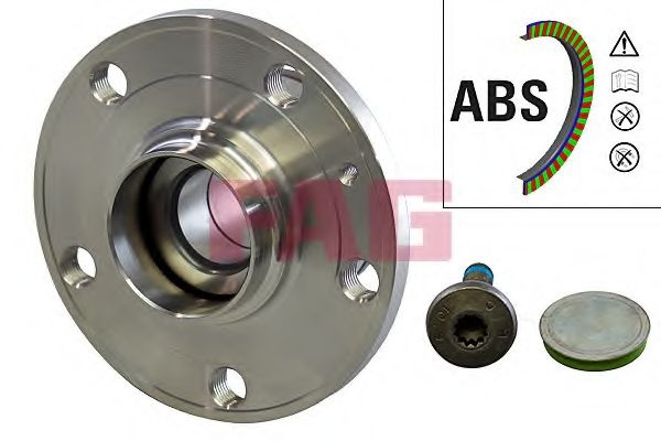 Set rulment roata SKODA SUPERB III (3V3) (2015 - 2016) FAG 713 6110 00 piesa NOUA