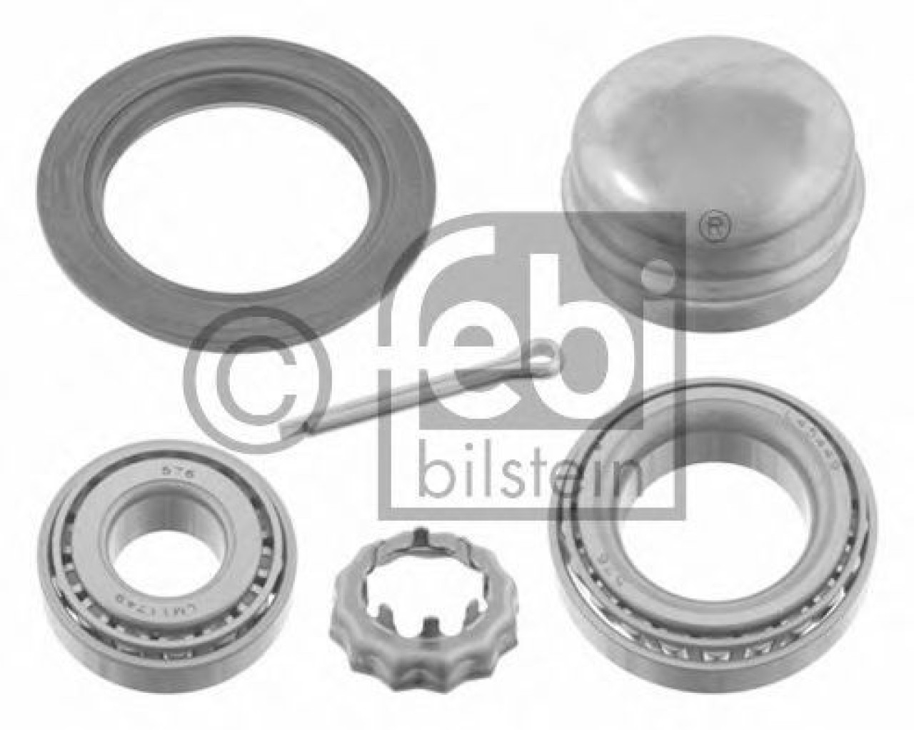 Set rulment roata VW VENTO (1H2) (1991 - 1998) FEBI BILSTEIN 03674 piesa NOUA