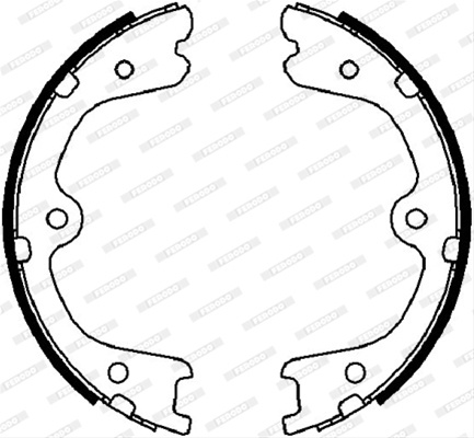 Set Saboti Ferodo Nissan FSB4030