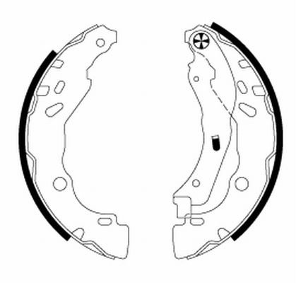 Set saboti frana (91077100 TEXTAR)