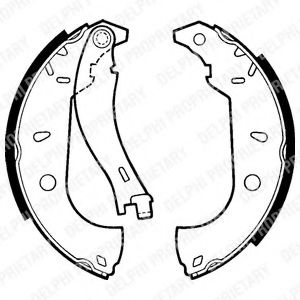 Set saboti frana ALFA ROMEO 145 (930) (1994 - 2001) DELPHI LS1379 piesa NOUA
