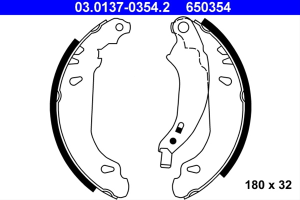 Set Saboti Frana Ate Peugeot 03.0137-0354.2