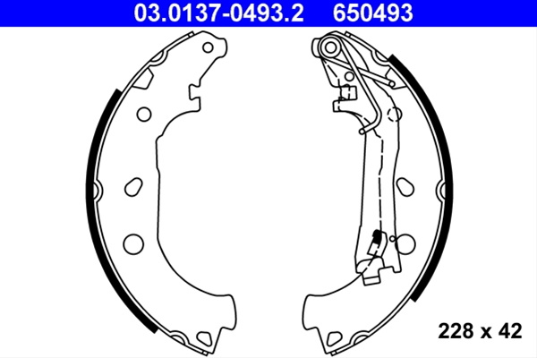 Set Saboti Frana Ate Peugeot 03.0137-0493.2