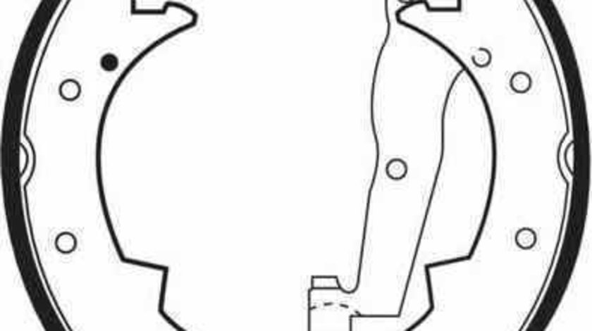 Set saboti frana BMW 3 Cabriolet (E30) FERODO FSB173