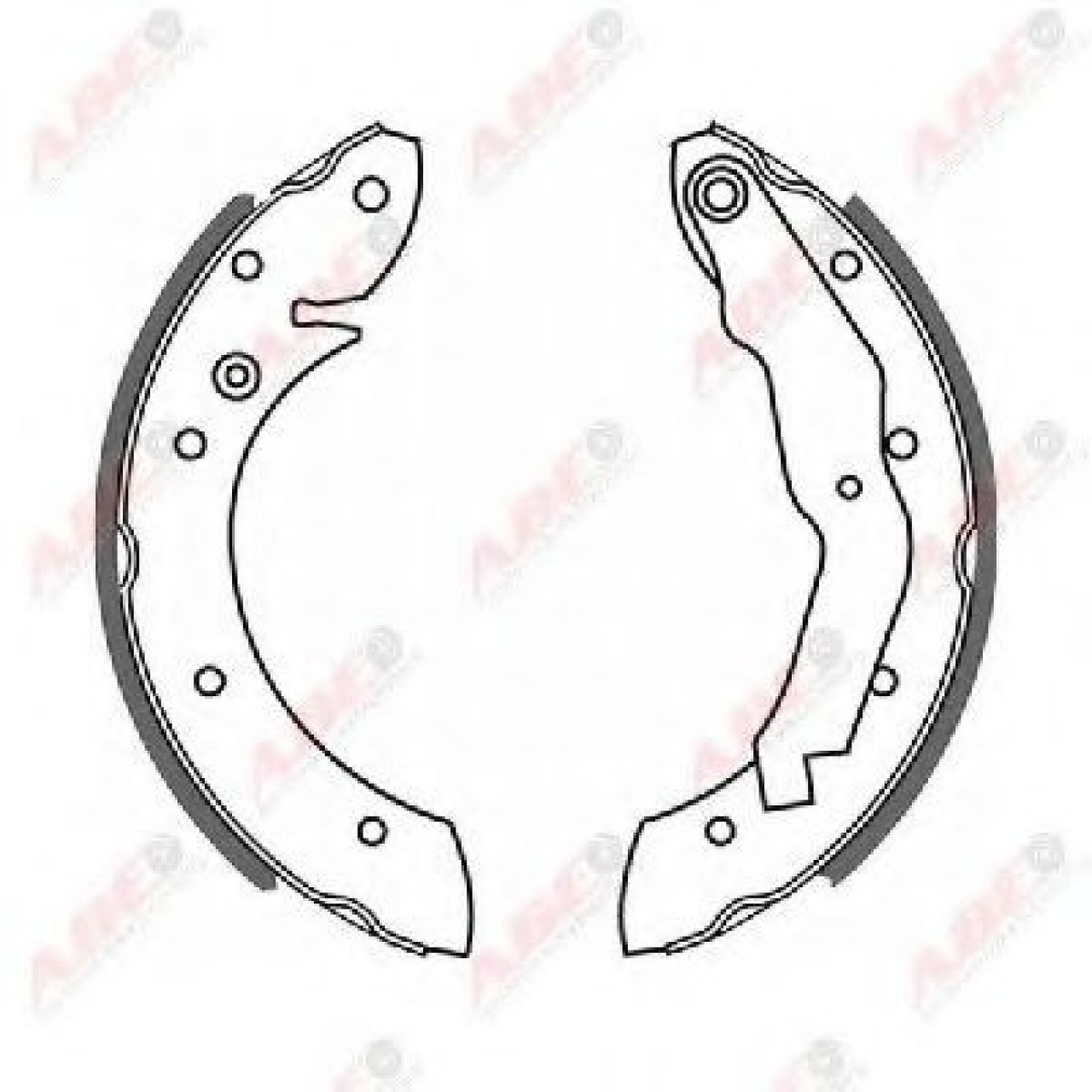 Set saboti frana BMW Seria 3 Cupe (E36) (1992 - 1999) ABE C0B005ABE piesa NOUA