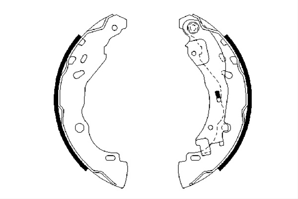 Set Saboti Frana Bosch Citroën 0 986 487 690
