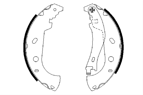 Set Saboti Frana Bosch Lancia 0 986 487 559