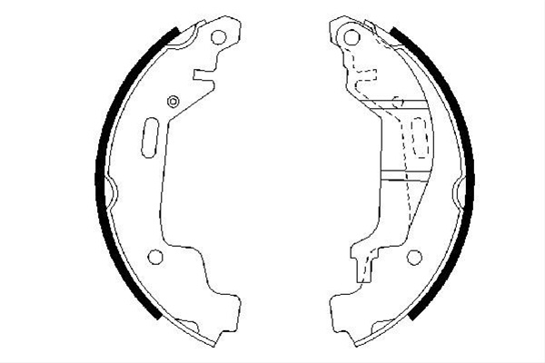 Set Saboti Frana Bosch Opel 0 986 487 576