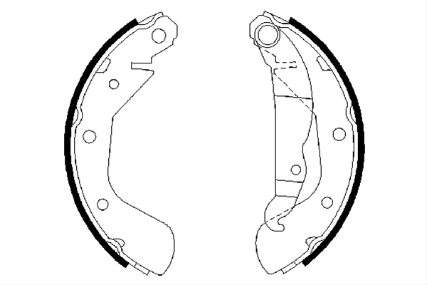 Set Saboti Frana Bosch Opel 0 986 487 613