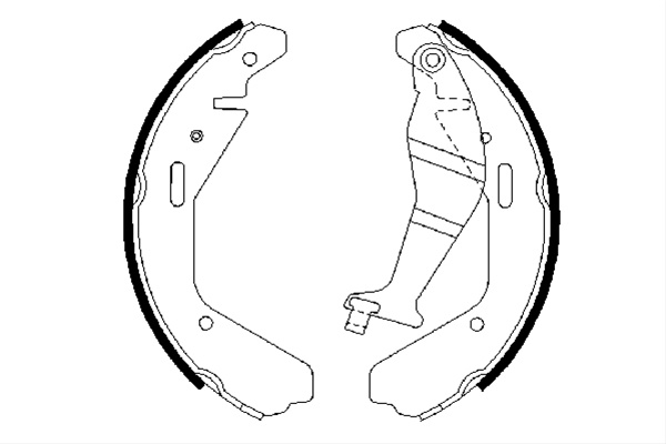 Set Saboti Frana Bosch Opel 0 986 487 707