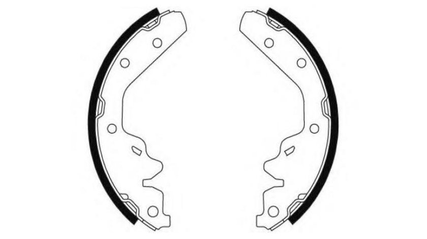 Set saboti frana Chrysler NEON Mk II 1999-2006 #2 023003