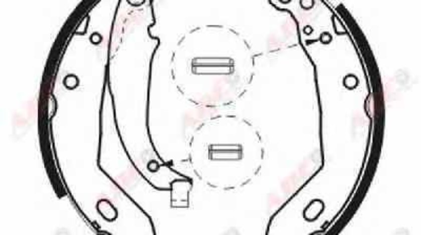 Set saboti frana CITROËN AX ZA- ABE C0P003ABE