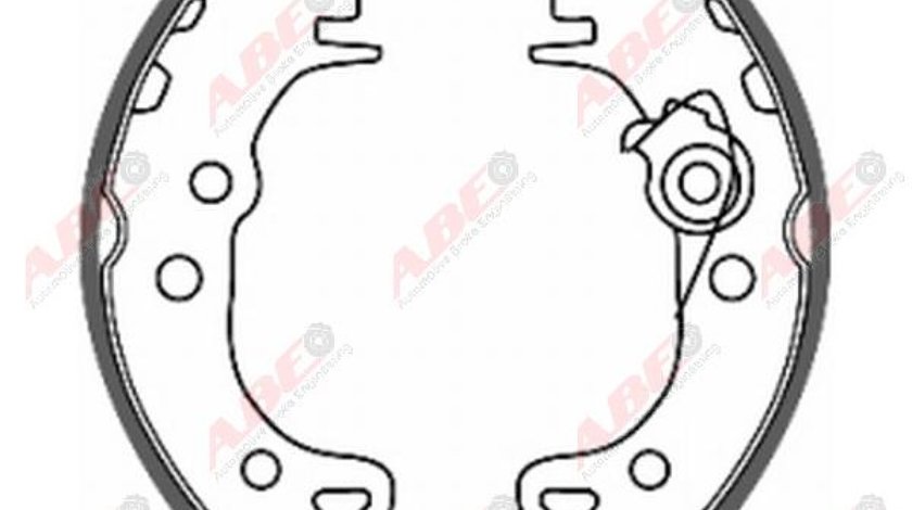 Set saboti frana CITROËN AX ZA- Producator ABE C0P006ABE