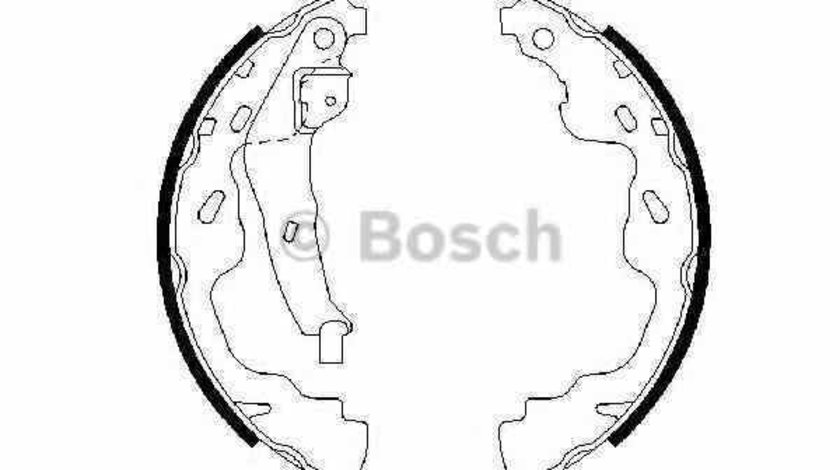 Set saboti frana CITROËN C1 II BOSCH 0 986 487 665