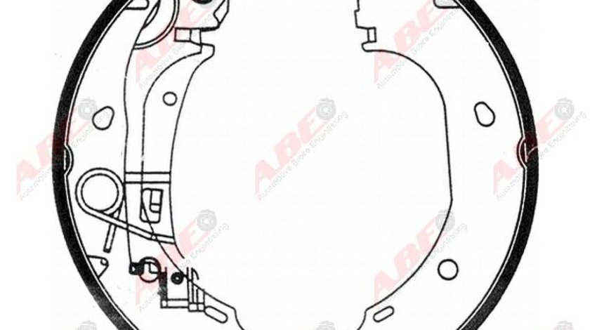 Set saboti frana CITROËN JUMPER Autobus 230P Producator ABE C0F025ABE