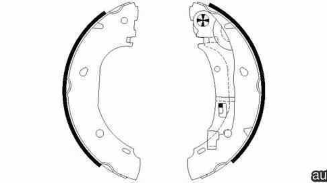 Set saboti frana CITROËN JUMPER caroserie (230L) TEXTAR 91060900