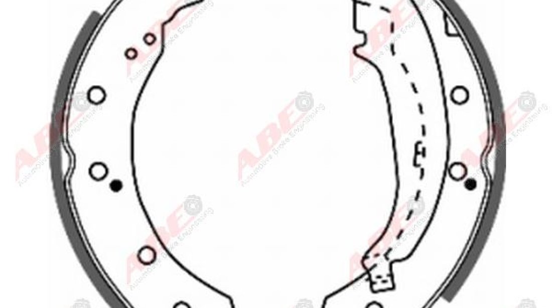 Set saboti frana CITROËN ZX N2 Producator ABE C0P014ABE