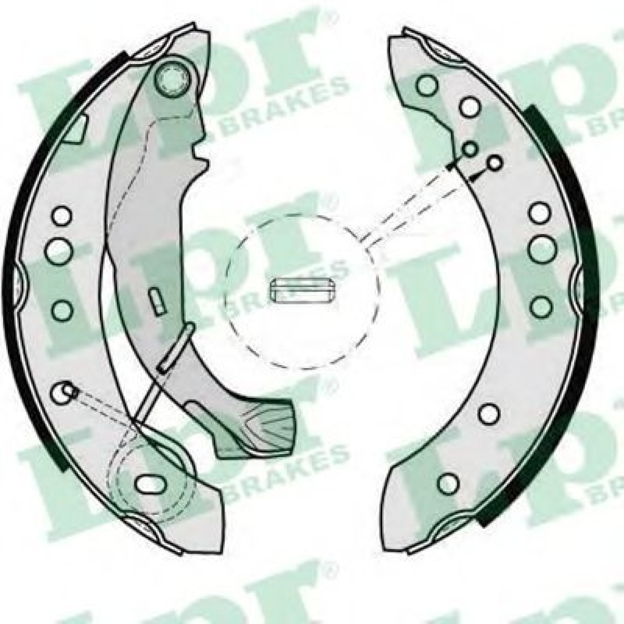 Set saboti frana CITROEN C2 (JM) (2003 - 2016) LPR 08150 piesa NOUA