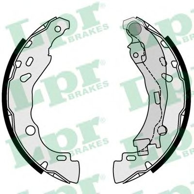 Set saboti frana CITROEN C3 I (FC) (2002 - 2016) LPR 08700 piesa NOUA