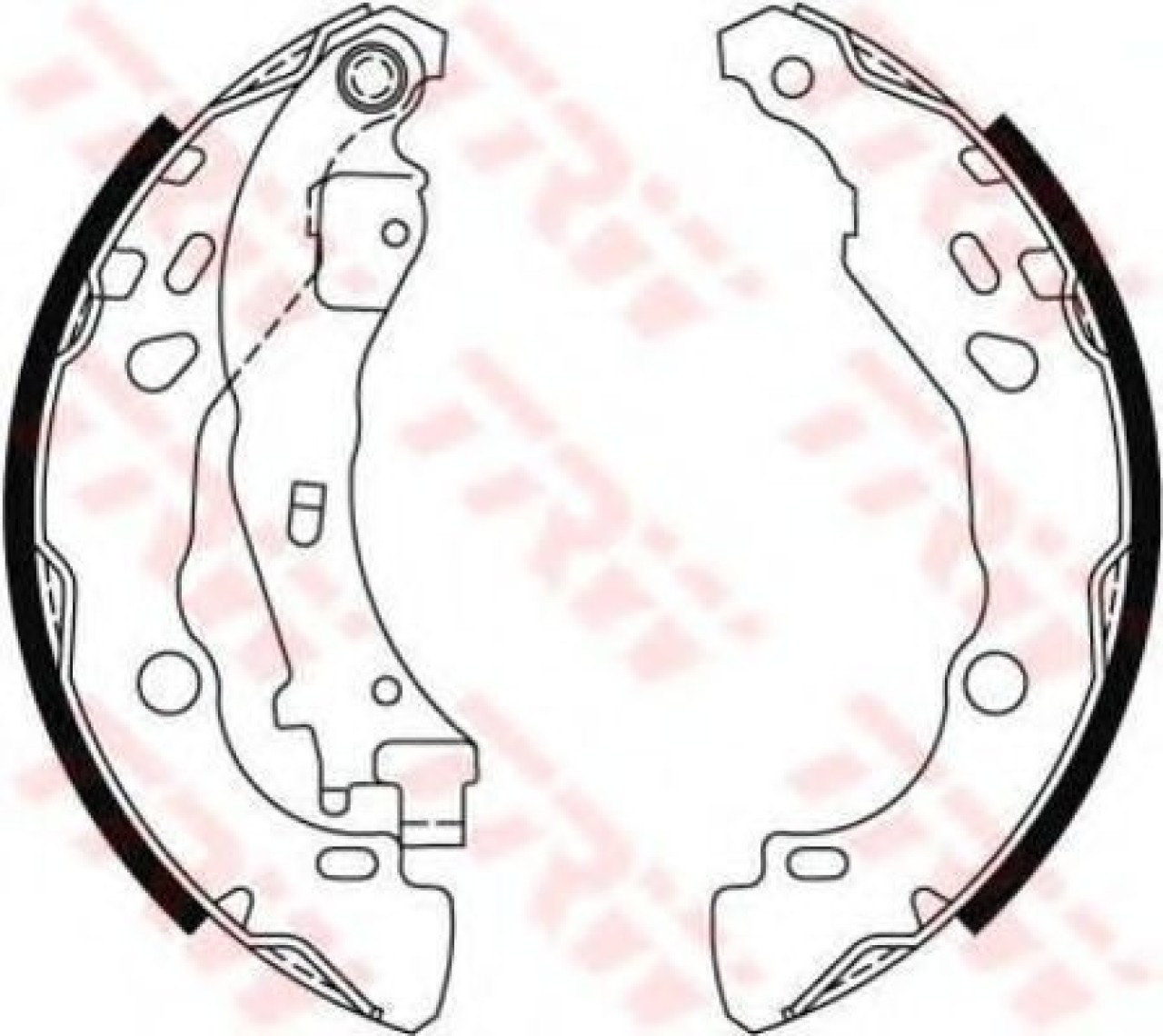 Set saboti frana CITROEN C3 I (FC) (2002 - 2016) TRW GS8474 piesa NOUA