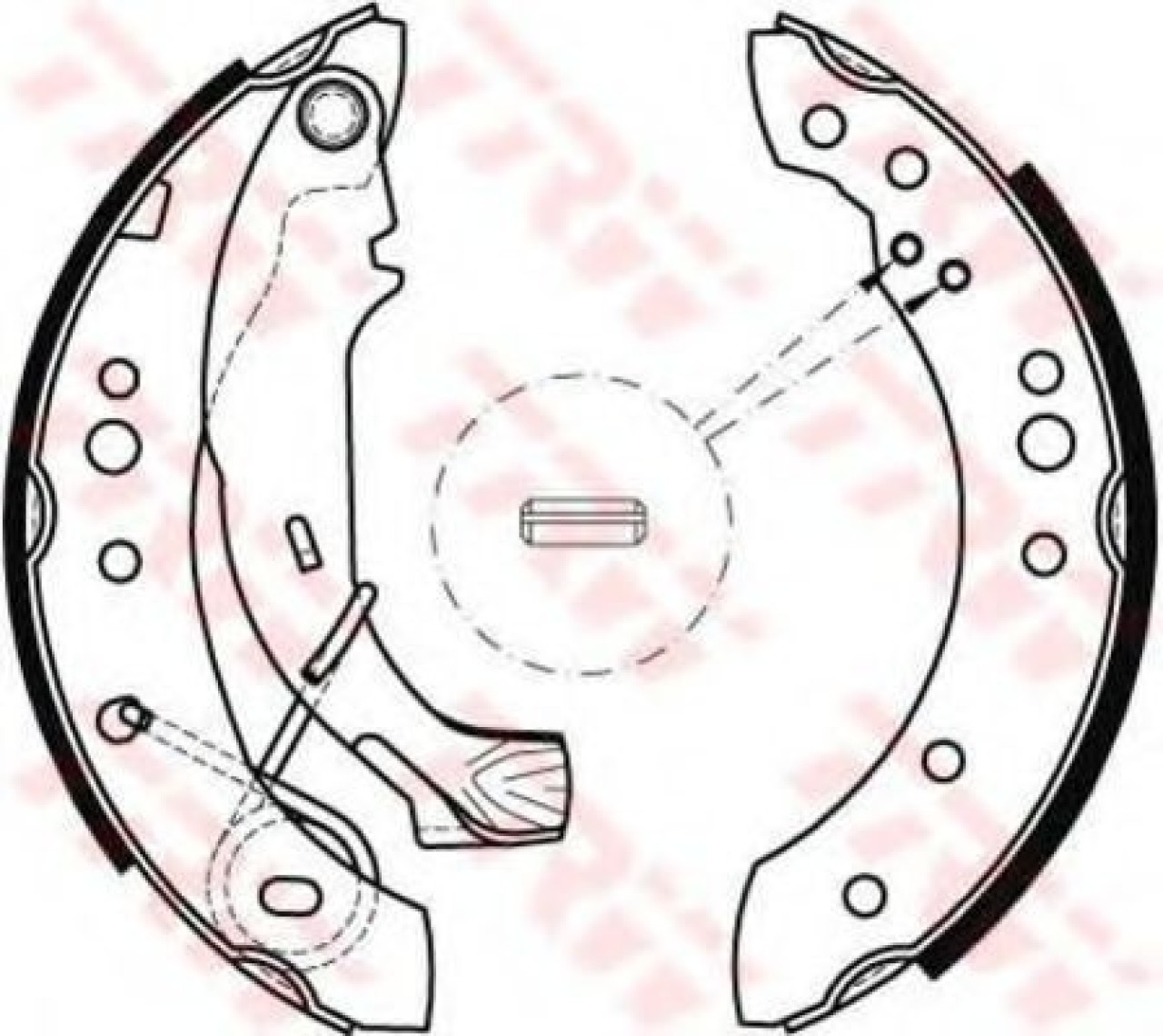 Set saboti frana CITROEN C3 I (FC) (2002 - 2016) TRW GS8467 piesa NOUA