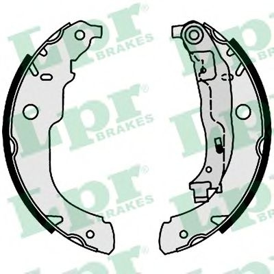 Set saboti frana CITROEN C3 II (2009 - 2016) LPR 09220 piesa NOUA