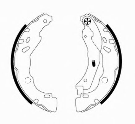 Set saboti frana CITROEN C3 II (2009 - 2016) TEXTAR 91077200 piesa NOUA