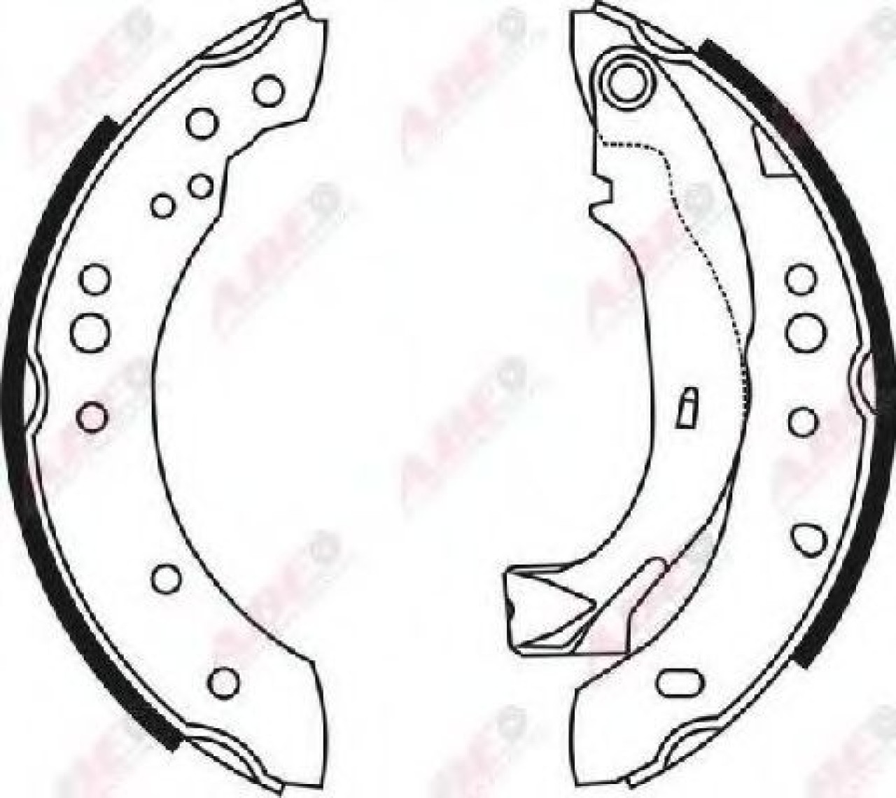 Set saboti frana CITROEN C3 Pluriel (HB) (2003 - 2016) ABE C0C019ABE piesa NOUA