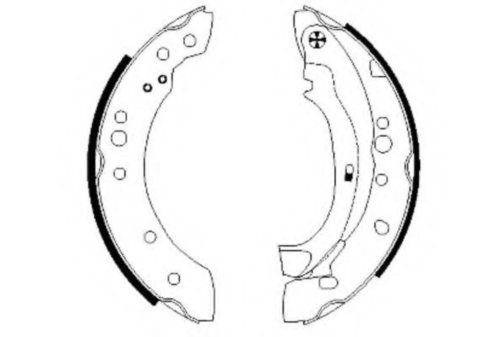 Set saboti frana CITROEN C3 Pluriel (HB) (2003 - 2016) TEXTAR 91059800 piesa NOUA