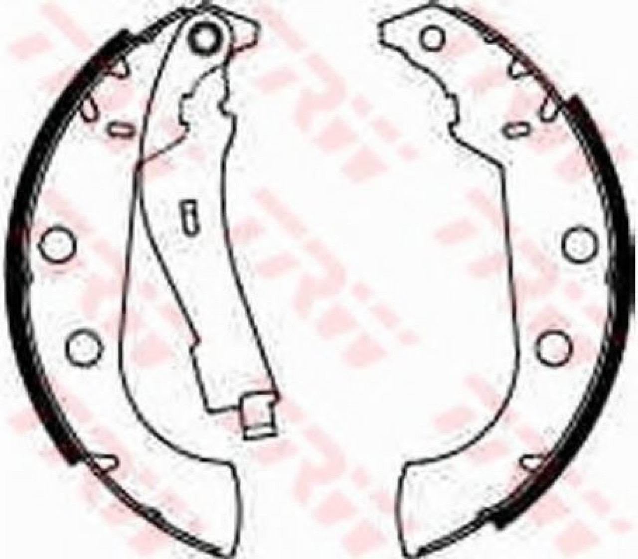 Set saboti frana CITROEN XSARA Estate (N2) (1997 - 2010) TRW GS8272 piesa NOUA