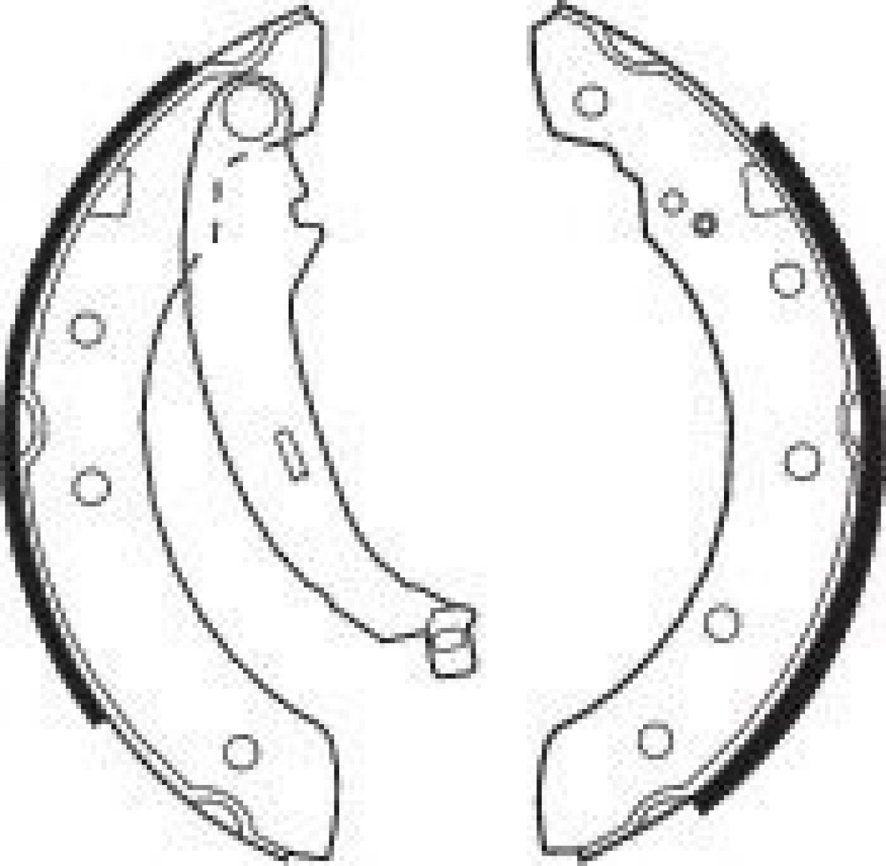 Set saboti frana CITROEN XSARA (N1) (1997 - 2005) FERODO FSB519 piesa NOUA