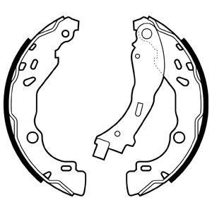 Set saboti frana DACIA DOKKER (2012 - 2016) KRIEGER 0950007002 piesa NOUA