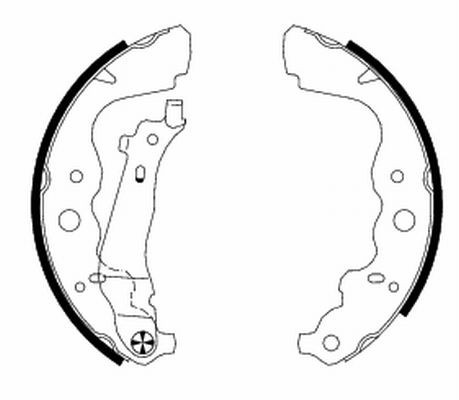 Set saboti frana DACIA DOKKER Express (2012 - 2016) KRIEGER 0950007001 piesa NOUA