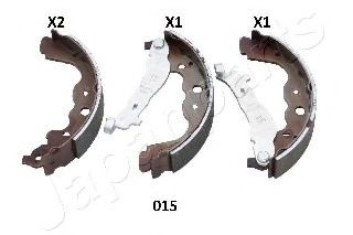 Set saboti frana DACIA DOKKER Express (2012 - 2016) JAPANPARTS GF-015AF piesa NOUA