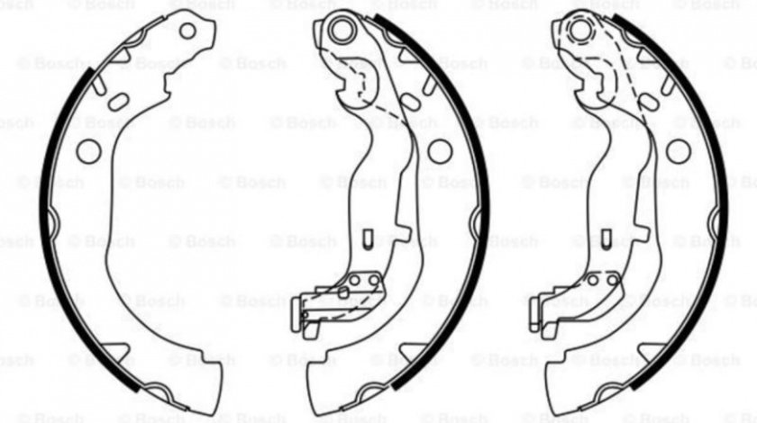 Set saboti frana Dacia DUSTER 2010-2016 #2 0986487774