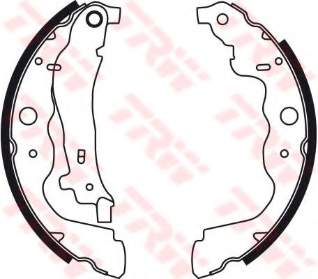 Set saboti frana DACIA LOGAN MCV II (2013 - 2016) TRW GS8780 piesa NOUA