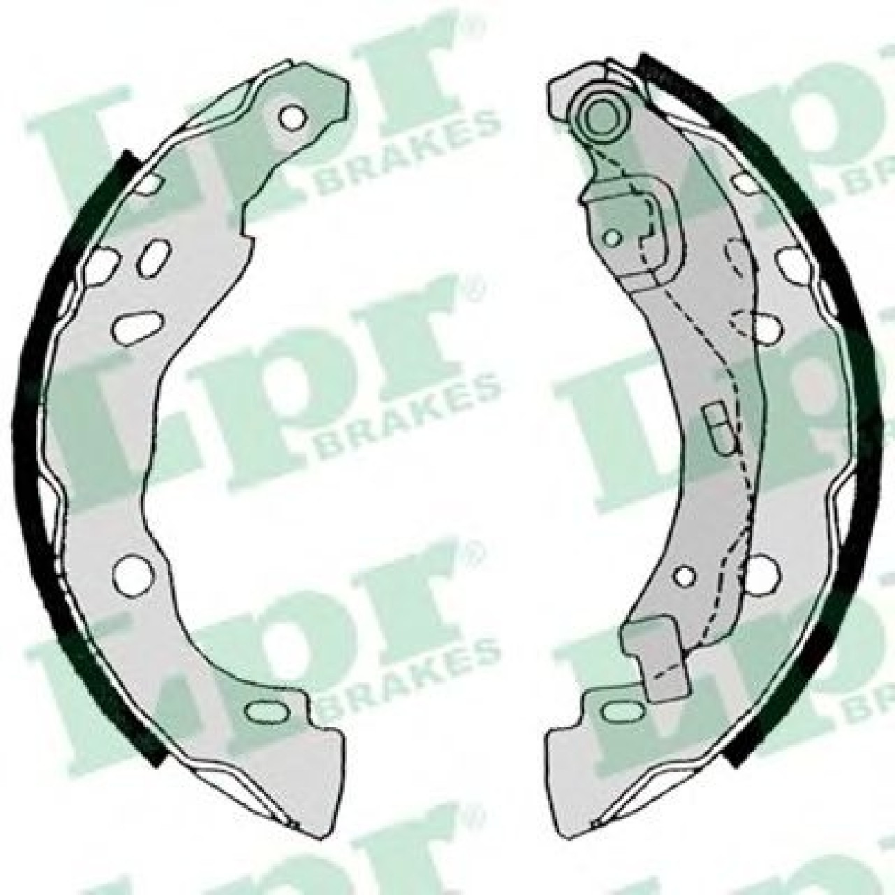 Set saboti frana DACIA LOGAN MCV (KS) (2007 - 2016) LPR 08630 piesa NOUA