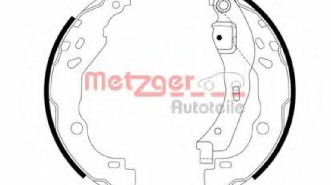 Set saboti frana DACIA LOGAN MCV (KS) (2007 - 2016) METZGER MG 968 piesa NOUA