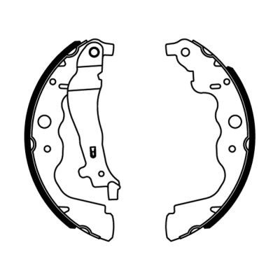 Set saboti frana DACIA LOGAN Pick-up (US) (2008 - 2016) OE 7701210109 piesa NOUA
