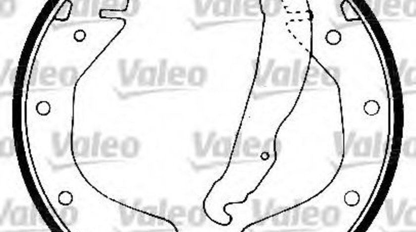 Set saboti frana DAEWOO CIELO (KLETN) (1995 - 1997) VALEO 562078 piesa NOUA