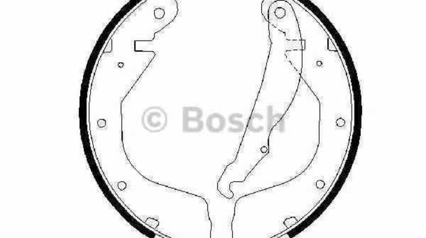 Set saboti frana DAEWOO NEXIA KLETN BOSCH 0 986 487 264