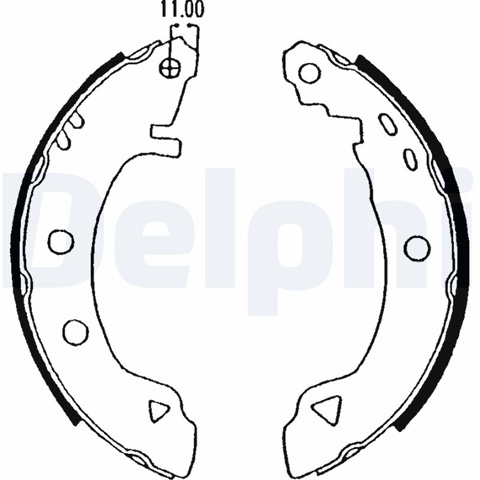 Set Saboti Frana Delphi Alfa Romeo LS1575