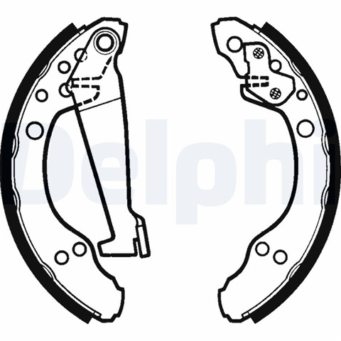 Set Saboti Frana Delphi Audi LS1277