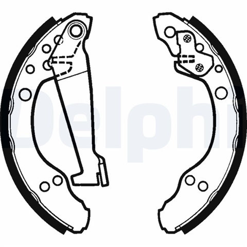 Set Saboti Frana Delphi Audi LS1277