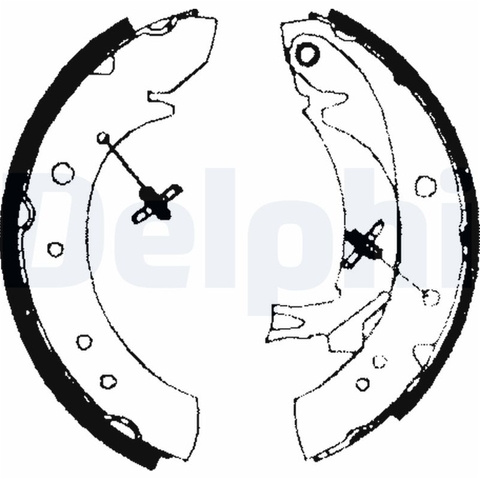 Set Saboti Frana Delphi Citroën LS1713