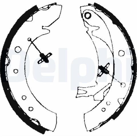 Set Saboti Frana Delphi Citroën LS1713