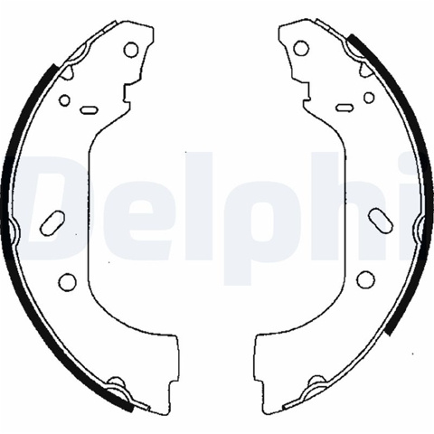 Set Saboti Frana Delphi Citroën LS1715