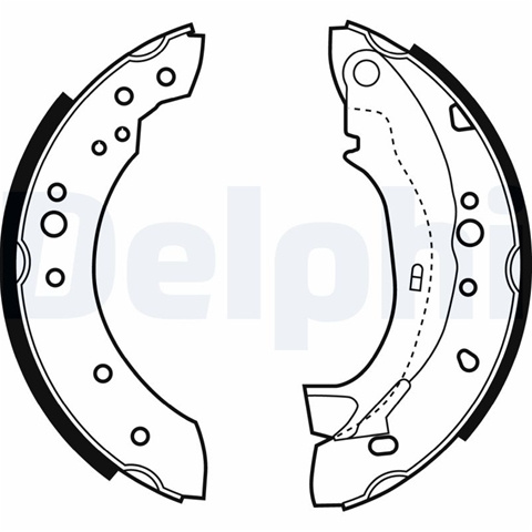 Set Saboti Frana Delphi Citroën LS1921