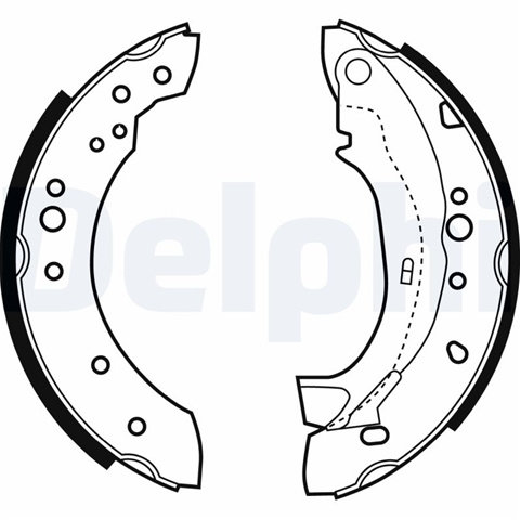 Set Saboti Frana Delphi Citroën LS1921